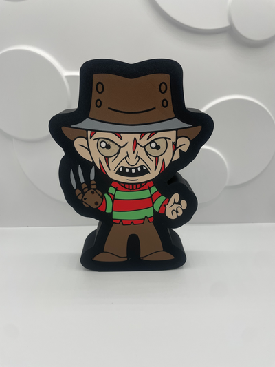 freddy krueger lightbox by tracksthreed toys & games characters light box placard coaster wall ams multi color halloween 3d print model - Mito3D