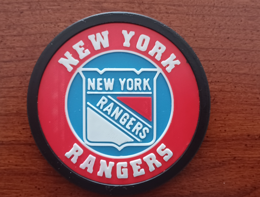ny ranger sottobicchiere by ccustomssc passatempo fai sport all'aperto n nyrangers hockey 3d print model - Mito3D