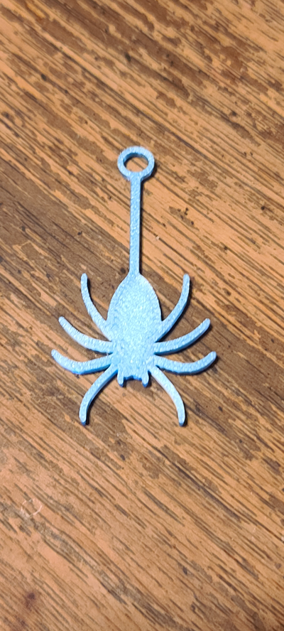 asılı örümcek küpe by dohara1985 moda kulak yüzük yüzükler asılı cadılar bayramı 2023 3d print model - Mito3D