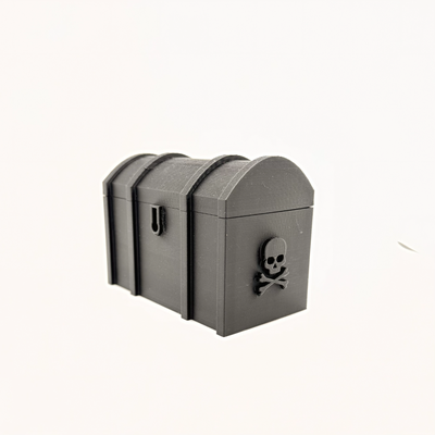 pirate chest by cory jorgensen miniatures treasurechest treasure container 3d print model - Mito3D