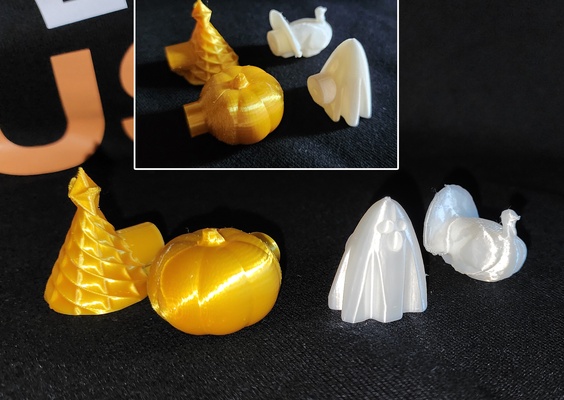 holiday cabinet knobs - xmas tree pumpkin ghost & turkey by triplegworkshop art models halloween knob christmas replacement easy halloweendecoration spooky nosupport christmasornament christmasdecoration christmastree xmastree halloweenpumpkin festive xmastreeornaments christmastreeornament pulls 3d print model - Mito3D