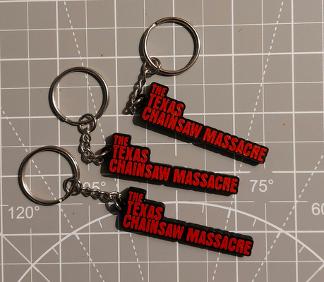 texas chainsaw massacre keychain by polyzone3d fashion models tcm keychains horror movie film cinema leatherface 3d print model - Mito3D