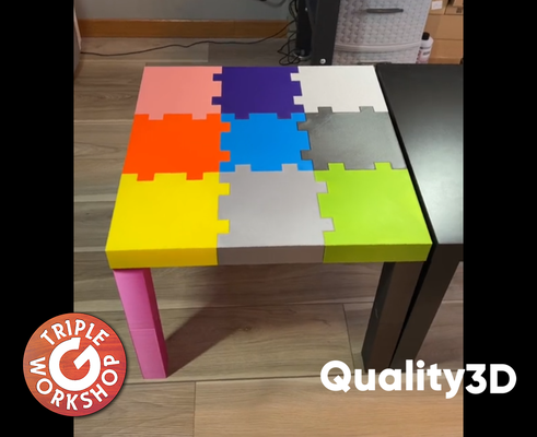 print your own ikea eksiklik by üçlü atölye ev halkı ofis masa mobilya muhafaza ikeahack ikealack eksiklik ikea ikeacktable 3d print model - Mito3D