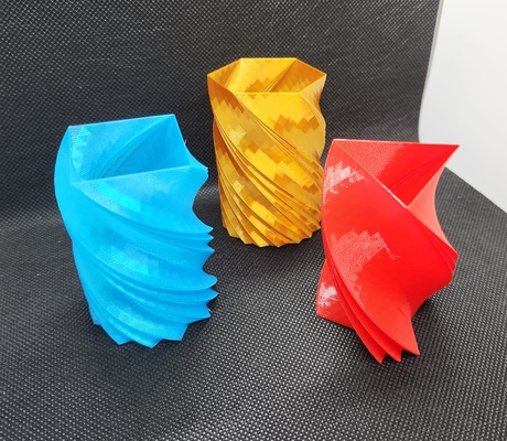 infinidade vaso conjunto remixado by workshop triplo arte esculturas vasemodo vasemodeprinting 3d print model - Mito3D