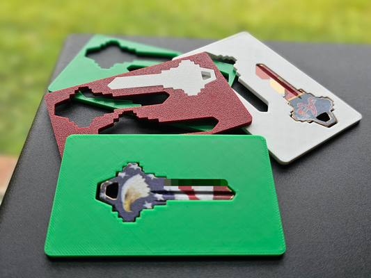 llave tarjeta by orang muchacho herramientas organizadores accesorio crédito billetera organizador llavero 3d print model - Mito3D