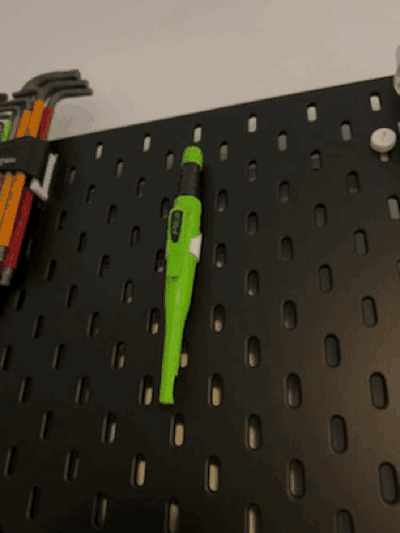 skadis pica pen pennarello titolare supporto by ghpm design utensili organizzatori penna ikea 3d print model - Mito3D