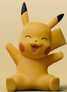 pikachu tour purge by solidperfil3d art sculptures 3D print model - Mito3D