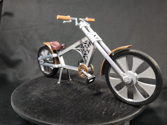 lowrider spinne kitcard by fay3dlab spielzeuge spiele kit fahrrad 3d print model - Mito3D