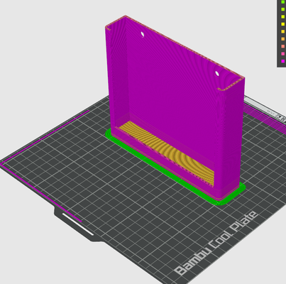 volantini parete contenitore by computer amico utensili organizzatori 3d print model - Mito3D