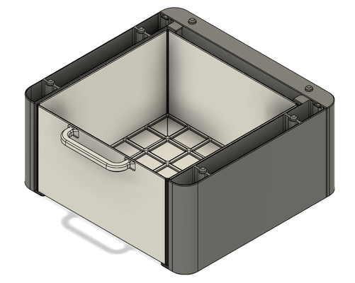 fosbos - drawer 20u by asdfgasdfg 3d printer accessories rack organization organizer organize organized gridfinity 3d print model - Mito3D