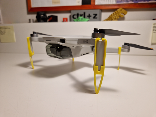 dji mini 2 atterrissage engrenages soutien remixé by nyx nk loisir diy drone djimini2 pieds herbe 3d print model - Mito3D