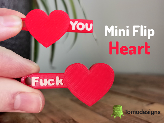 fck heart by tomodesigns fashion models 3d print model - Mito3D