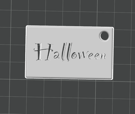 key chain halloween by sunil3d fashion models keychain simple spooky 3d print model - Mito3D