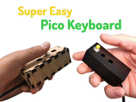 pico keyboard by tomodesigns education models raspberry tutorial raspberrypipico 3d print model - Mito3D