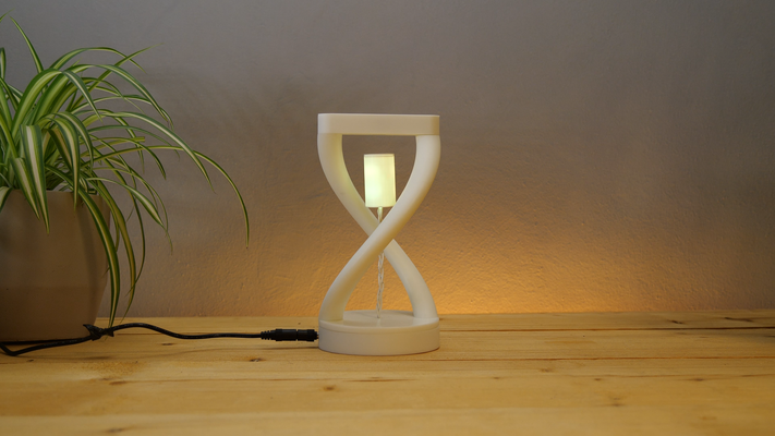 magnético levitando lámpara by tomodesigns casa oficina arduino instructables levitación instrucciones 3d print model - Mito3D