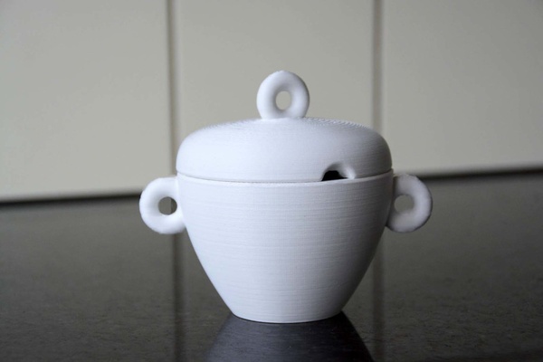 sucre pot by tomodesigns ménage maison modèles tasse fleur chose universelle poterie sucrier 3d print model - Mito3D