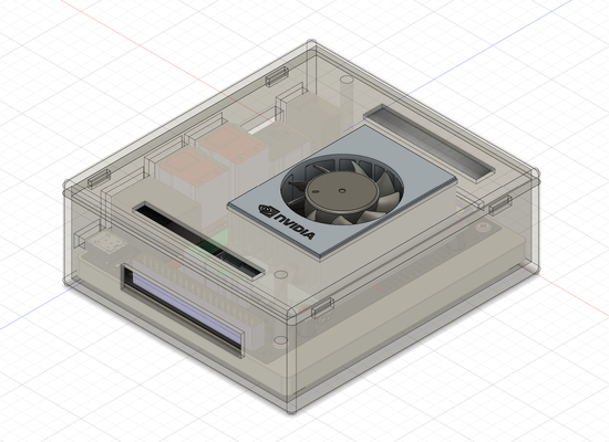 nvidia jetson orin nano caso funda by rfz0075 pasatiempo bricolaje diy 3d print model - Mito3D
