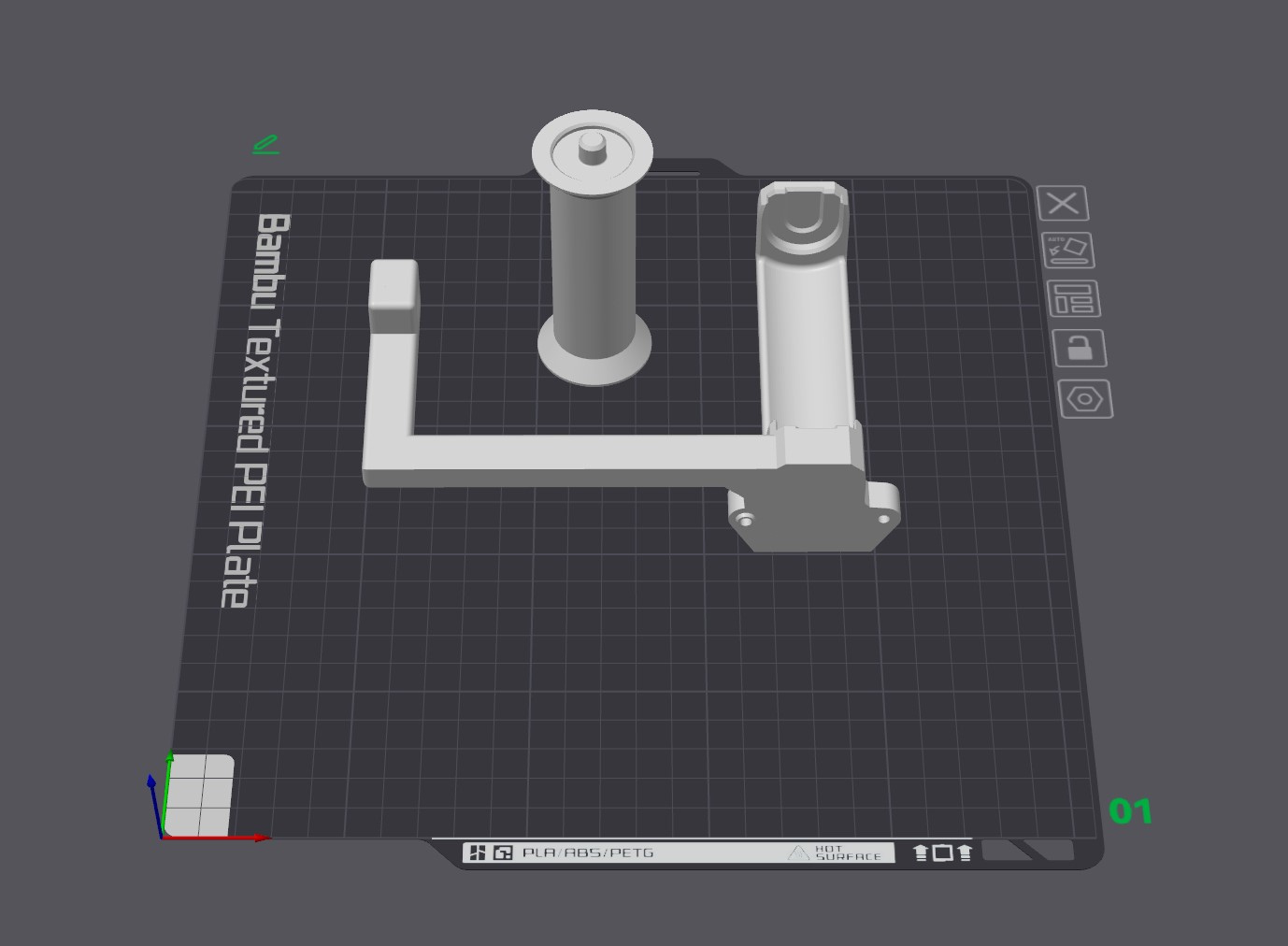 spool holder roller bambu filament guide m10 remixed by alex-w 3d printer accessories 3D print model - Mito3D