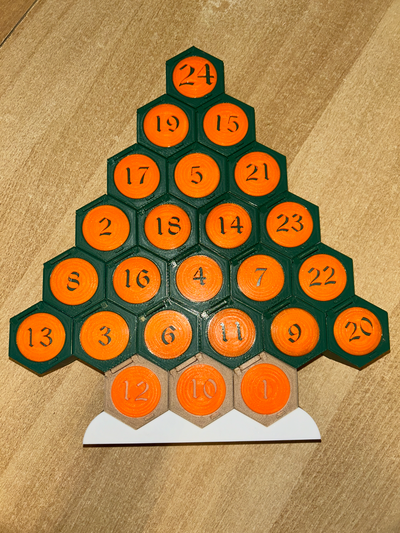 adventskalender advent calender remixed by conchulio household house models x-mas christmas weihnachten advents kalender ueberraschungs ei kids suprise 3d print model - Mito3D