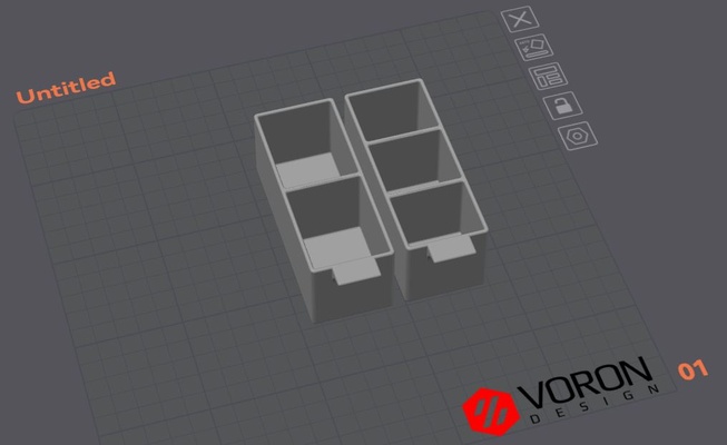 modulaire petit pièces divisé tiroirs remixé by michele fattoruso outils organisateurs 3d print model - Mito3D