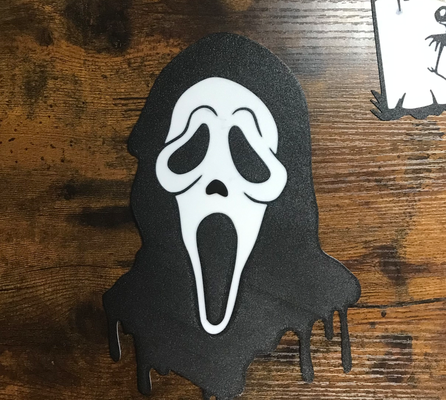 scream by slowpoke's workshop art 2d scarry halloween holloween 3d print model - Mito3D