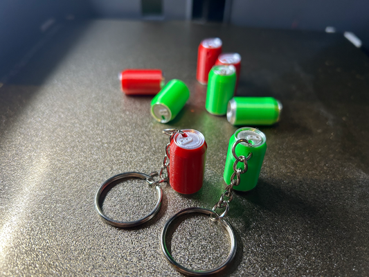 mtn dew mountain doctor pepper can keyrings - bartle skeets by kenprint fashion jewelry cans keyring keychain jewellery cute fun 3d print model - Mito3D
