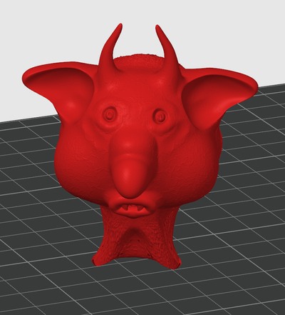 fubby devil head my kids love or terrified of it remixed by woodwardlandscapes household festivities halloween 3d print model - Mito3D