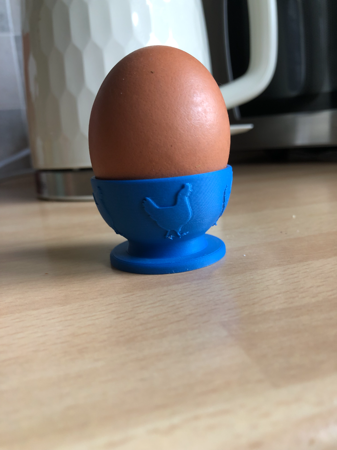 uovo tazza pollo motivo by kevr102 domestico casa modelli 3d stampato 3D print model - Mito3D