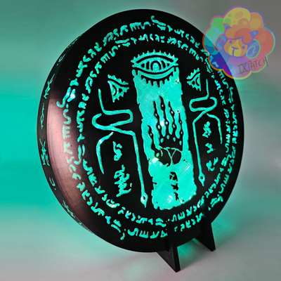 zone œil lampe zelda larmes of royaume fanart by ixpatch ménage décor jeu jeu vidéo déco porte ringard mystique 3d print model - Mito3D