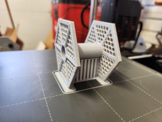 tie fighter wire spools by dp design tools organizers 3d print model - Mito3D