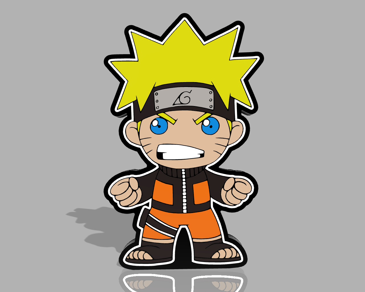 naruto shippuden lightbox guidato lampada by magia studio 3d arte modelli samelayer ams compleanno natale colori stampa luce ledbox ragazzi i regali regalo anime animefans 3D print model - Mito3D