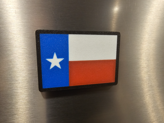 texas bandiera magnete by rubicon domestico arredamento 3d print model - Mito3D