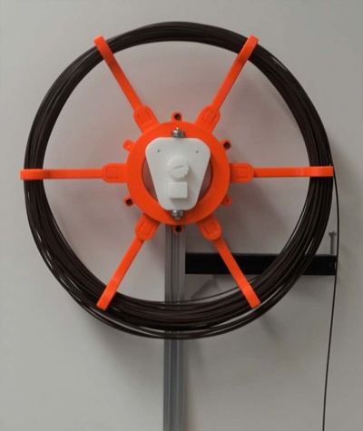 stampato bobina grande diametro by remi rafael 3d stampante accessori porta filamento spool filamenti speciali 3d print model - Mito3D