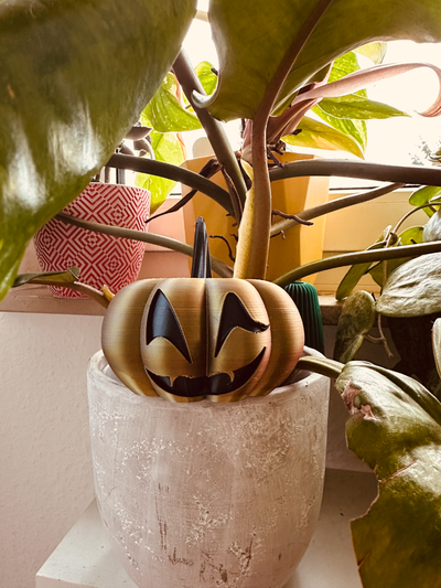 hinterhältig jack vampir by koru panda haushalt dekor dekoration halloween kürbis herbst fallen seide dreifarbig mehrfarbig 3d print model - Mito3D