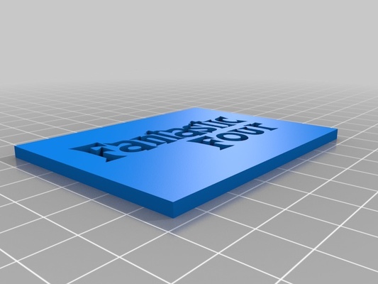 fantastico logo by moby2112 arte segni loghi thingiverse 3d print model - Mito3D