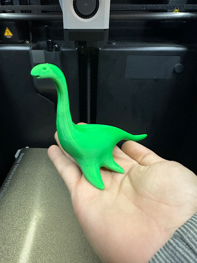 cute loch ness dragon by ciuf art sculptures animal small toy 3d print model - Mito3D