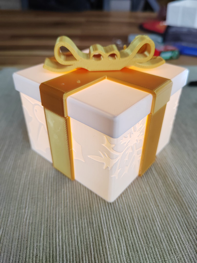 gift box light caja de regalo luz by warriorsoto household decor regalodesanvalentin 3d print model - Mito3D