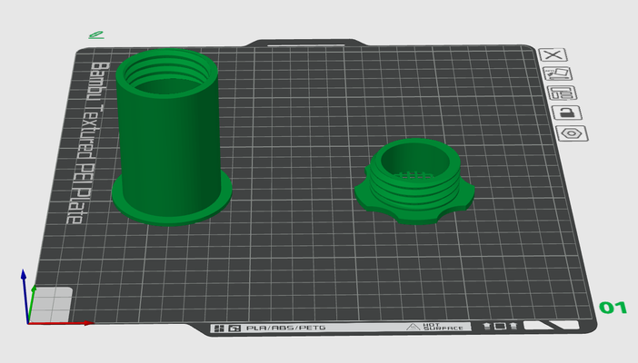 gel sílica carretel recipiente by dreamerds83 3d impressora acessórios 3d print model - Mito3D