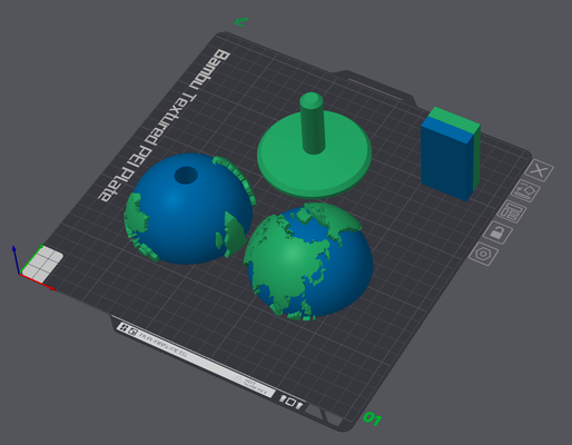 globo in piedi by k4pp13k4 formazione scolastica geografia 3d print model - Mito3D