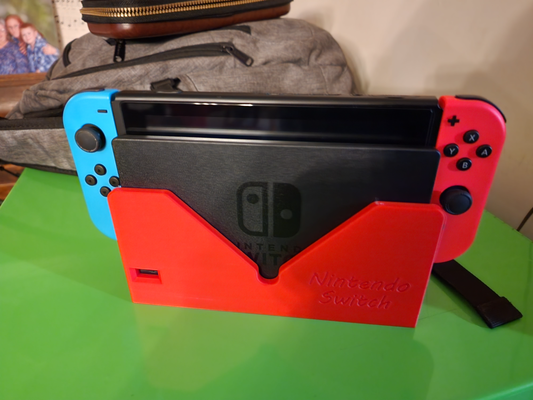 nintendo switch dock wall mount by jeramyk household house models 3d print model - Mito3D