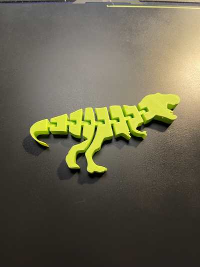 flexi dino remixed by catharsis69 miniatures animals dinoasaur kids toys animal 3d print model - Mito3D