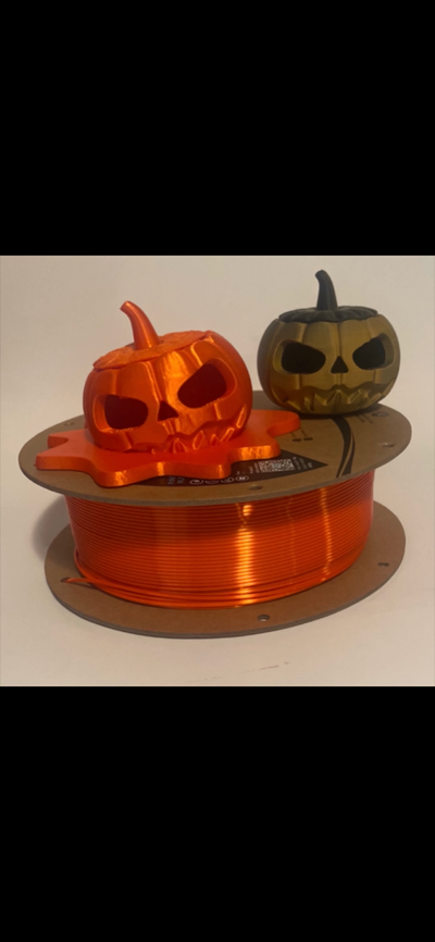 melting pumpkinmakies jack-o-lantern remix remixed by eric36 household decor home halloween pumpkin ghost jack o lantern polymaker office desk accessories tea light 3d print model - Mito3D