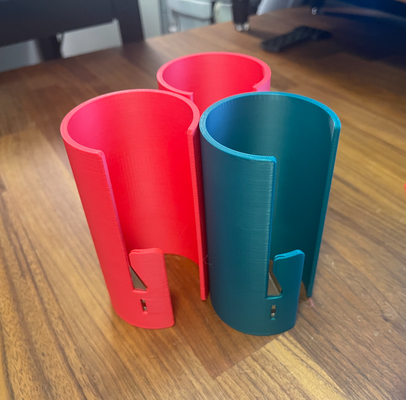 avvolgimento carta roll taglierina versione 2 by penzola domestico festività natale regalo dritto tagliare rasoio 3d print model - Mito3D