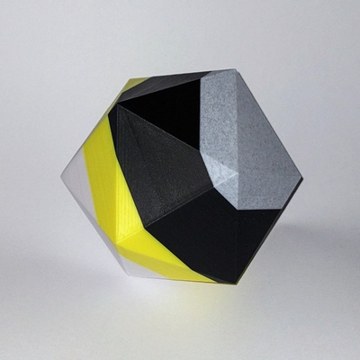 icosaedro coleção by piled3d arte modelos 3dgeometry d20 triângulo equilátero geométrico topologia geométrica geometria icosaédrica platônico sólido sólidos platônica poliedro formas simetria triângulo triângulos 3d print model - Mito3D