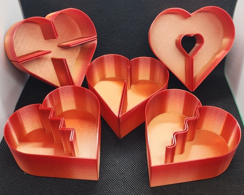 vase mode kalp tepsiler by üçlü atölye araçlar organizatörler vazo organizatör takı sarmal hediye depolama saklama kutusu tepsi vazemode aşk kız spiral kalpler sevgili mücevher sevgililer günü arkadaşı romantik 3d print model - Mito3D