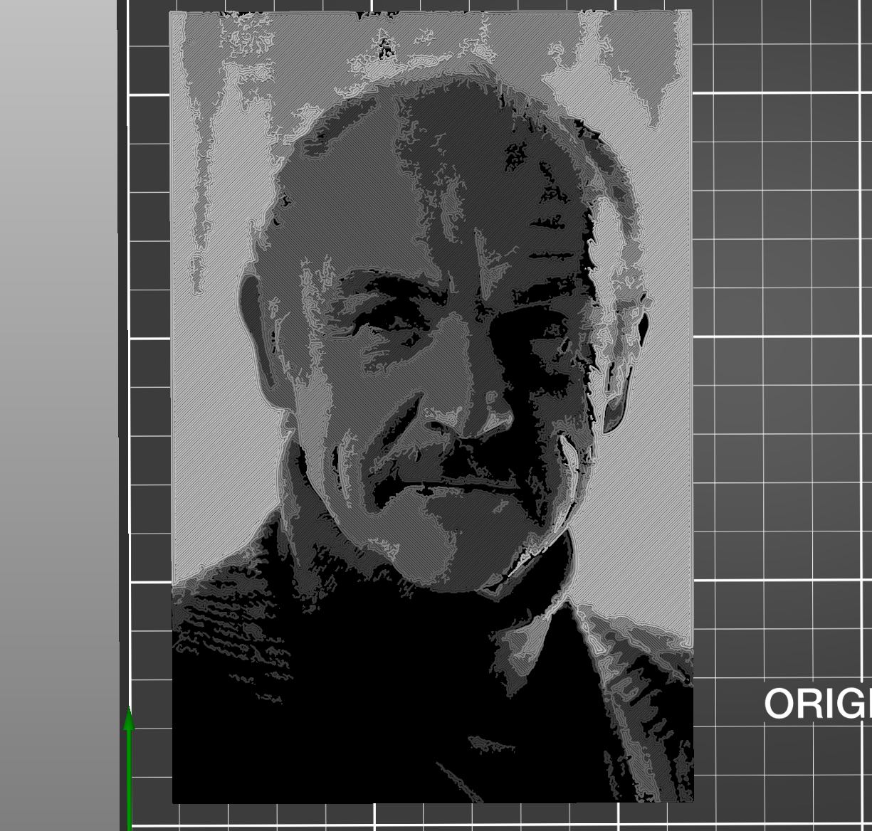 sean connery 5 renk w iplik 1 at a zaman rahatlama topografya by üçlü atölye sanat modeller renkli efsane oscar duvar sanatı bağ aktör 007 jamesbond güzel sanatlar 3D print model - Mito3D