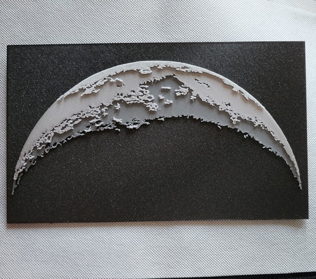 luna 4 colore w filamento 1 at sollievo topografia by workshop gambe arte modelli spazio pianeta wallhanger stelle muraria luna belle arti 3d print model - Mito3D