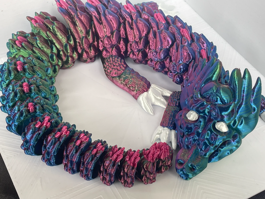 soğuk timsah kanka ejderha by brawntfxx sanat heykeller aligator mafsallı esnek büyük hediye oyuncak eğlence mutlu renk heykel 3d print model - Mito3D
