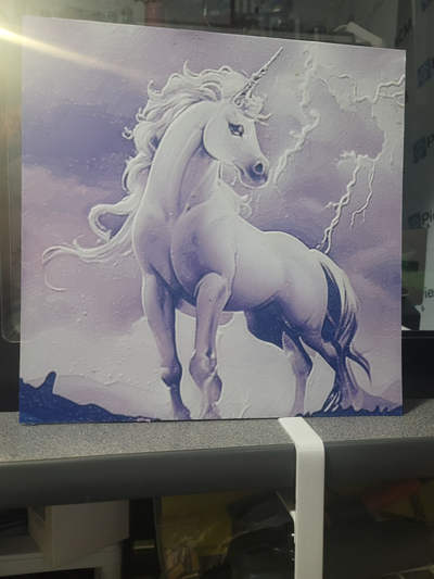 unicornio in tormenta by thethirddimensionandbeyond casa decoración 3d print model - Mito3D
