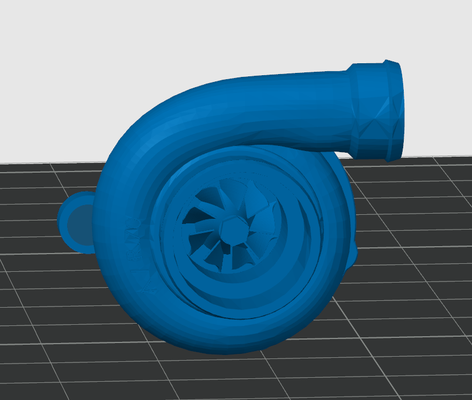 turbo keychain remixed by highskyproductions 3d printer test models 3d print model - Mito3D